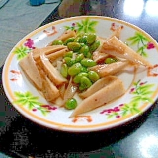 軟骨と枝豆の中華炒め